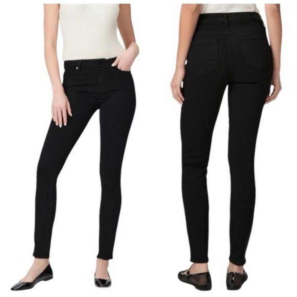 PAIGE Skinny Stretchy Black Jeans, Size 29